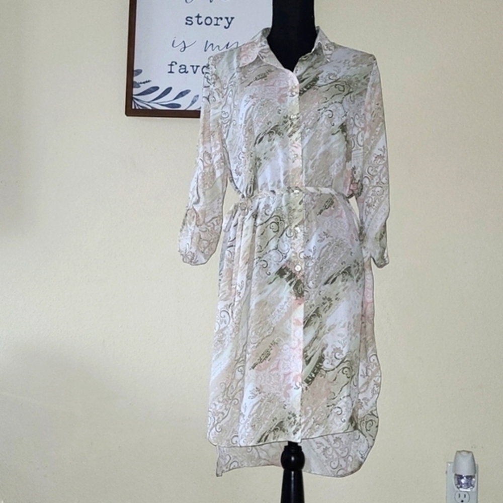 NWT CHICO'S Button-Down Tunic